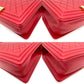 CHANEL Boy Chanel Matelassé Leather Red