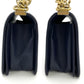 CHANEL Boy Chanel Caviar Skin Navy Gold Hardware