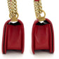 CHANEL Boy Chanel Small Lambskin Red Gold Hardware