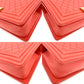 CHANEL Boy Chanel Lambskin Coral Orange Gold Hardware
