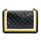 CHANEL Boy Chanel Lambskin Black Gold Hardware