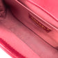 CHANEL Boy Chanel Lambskin Red Gold Hardware