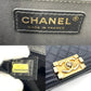 CHANEL Boy Chanel Caviar Skin Black Gold Hardware