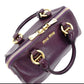 MIU MIU Madras Handbag RL0058 Purple 2-way Shoulder Bag