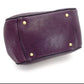 MIU MIU Madras Handbag RL0058 Purple 2-way Shoulder Bag