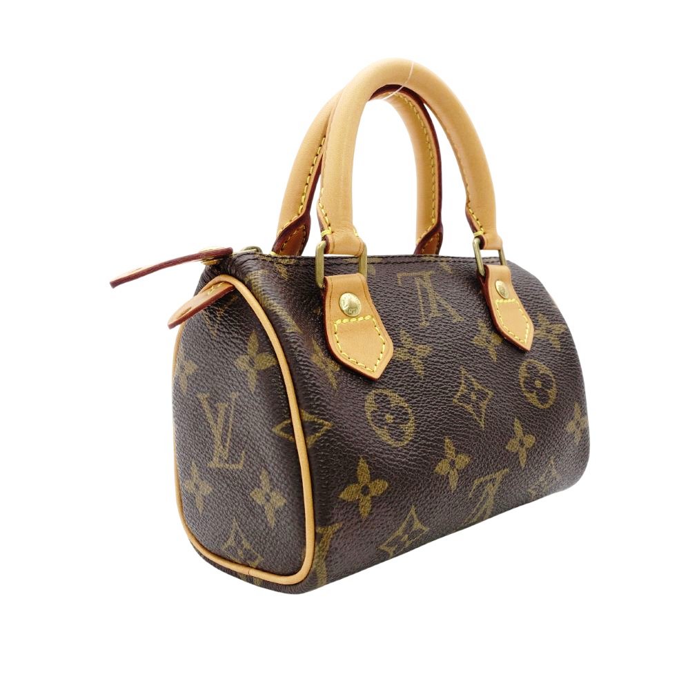 Louis Vuitton Speedy Mini Monogram Canvas Handbag 2-Way Crossbody R801110
