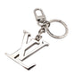 LOUIS VUITTON Port-Clé Initials M01192 Silver LV Logo Charm Key Charm 7-11-205