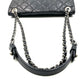 CHANEL caviar skin Single flap Double chain bag