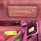 CHANEL caviar skin Single flap Double chain bag