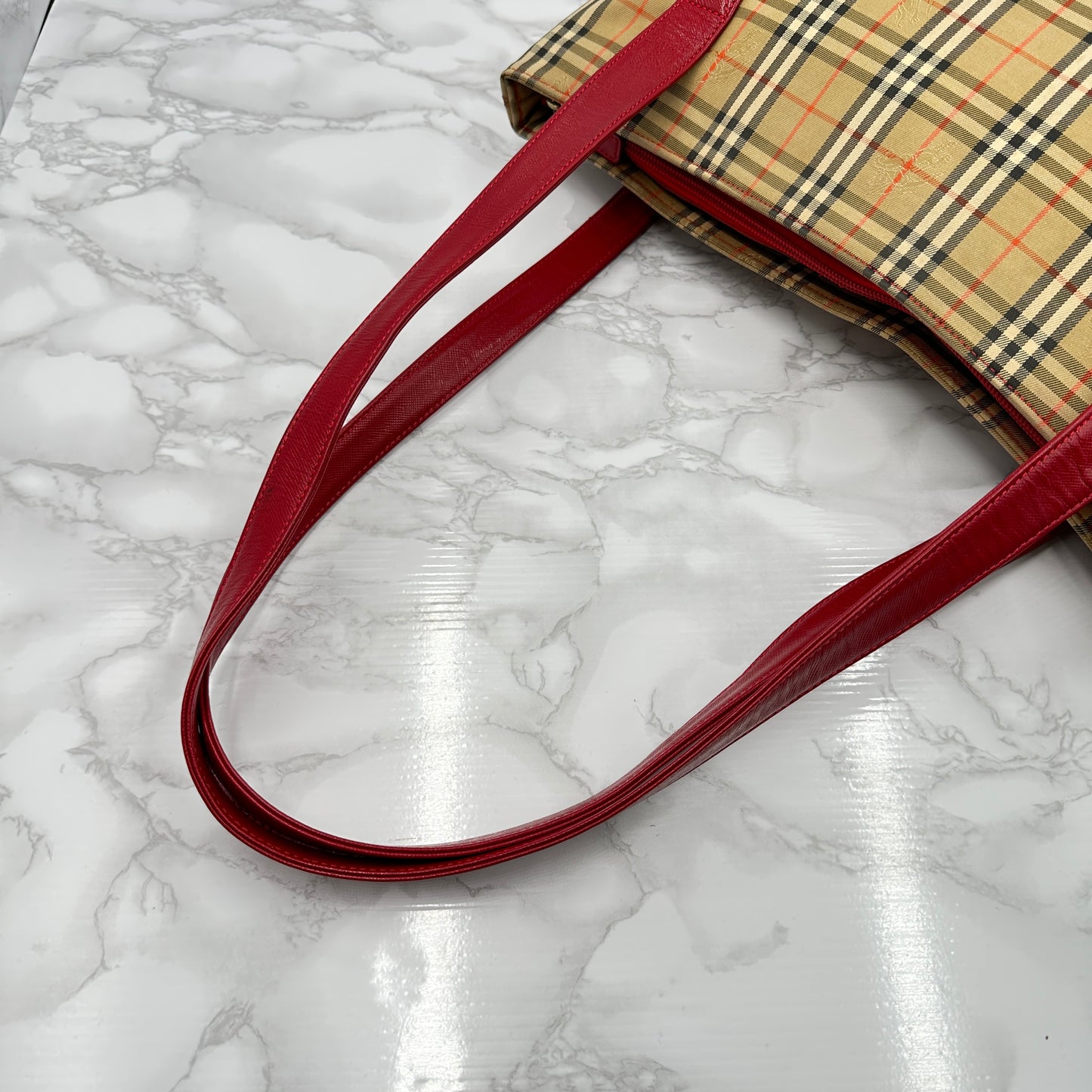 BURBERRY Nova Check Shoulder Bag