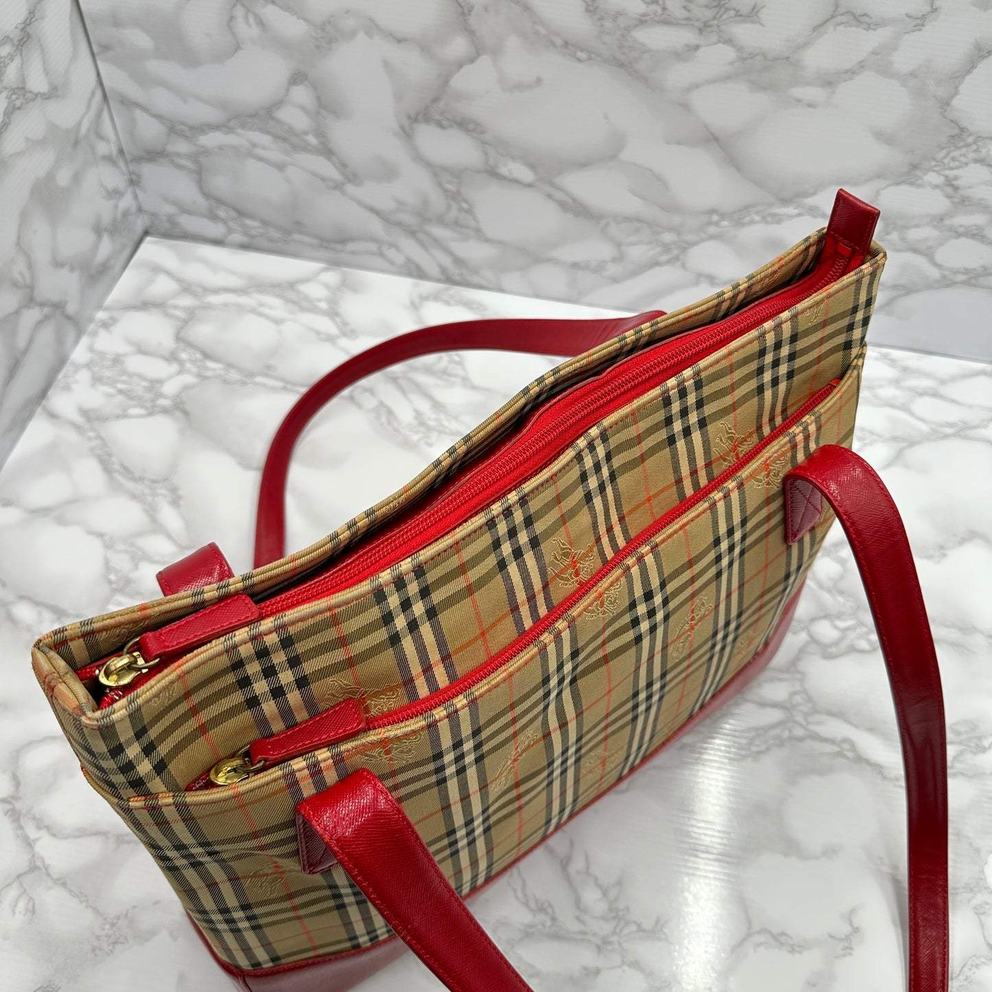 BURBERRY Nova Check Shoulder Bag