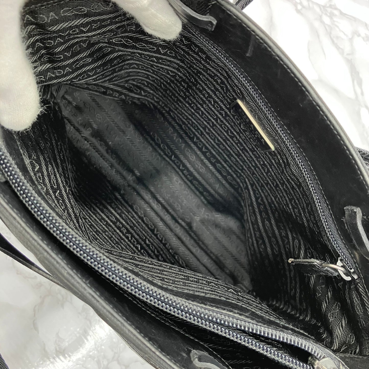 PRADA Tesut Nylon Tote Bag