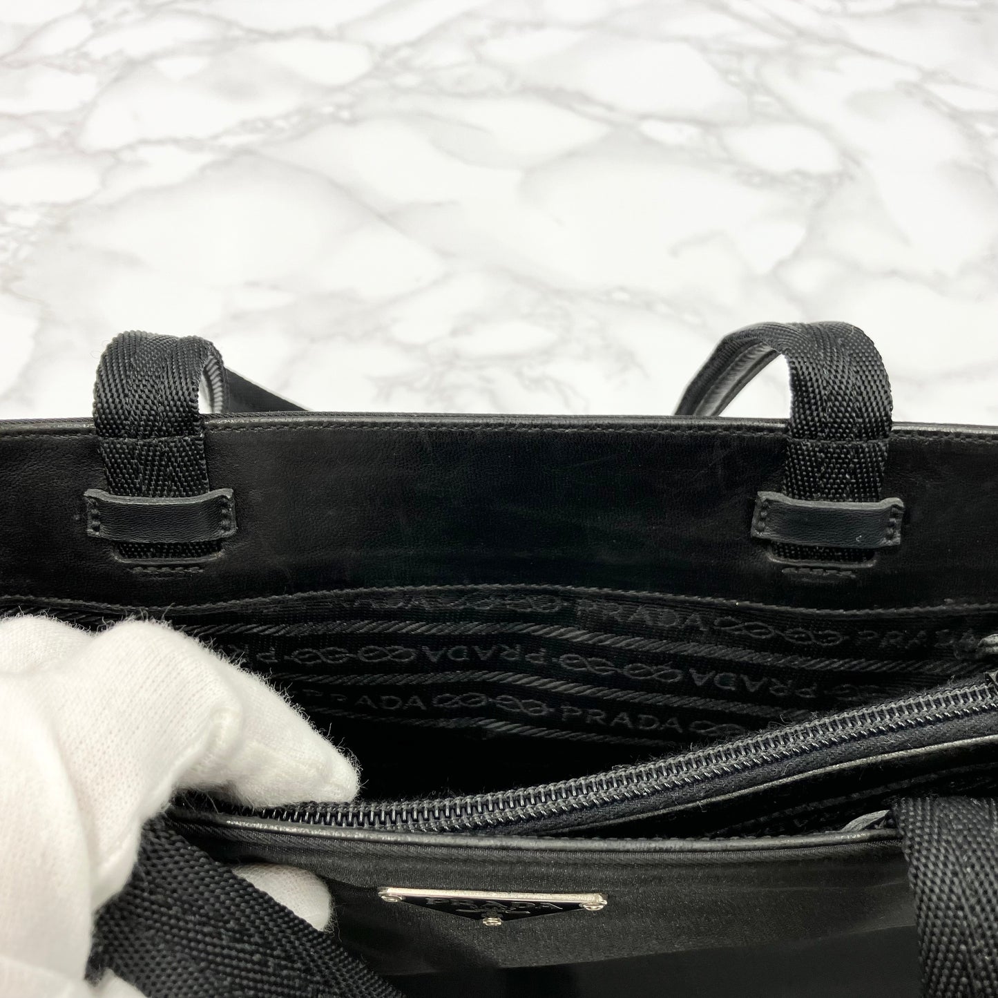 PRADA Tesut Nylon Tote Bag