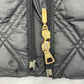 MONCLER down coat gold hardware