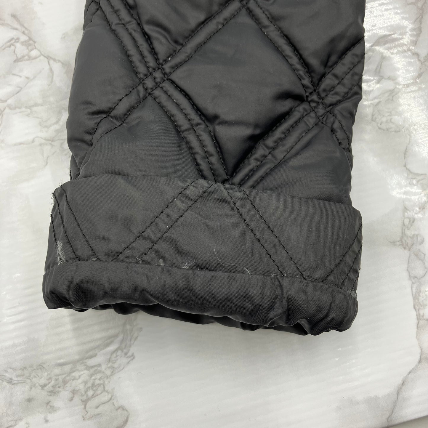 MONCLER down coat gold hardware