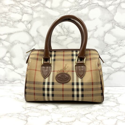 BURBERRY Mini Boston Bag Nova Check