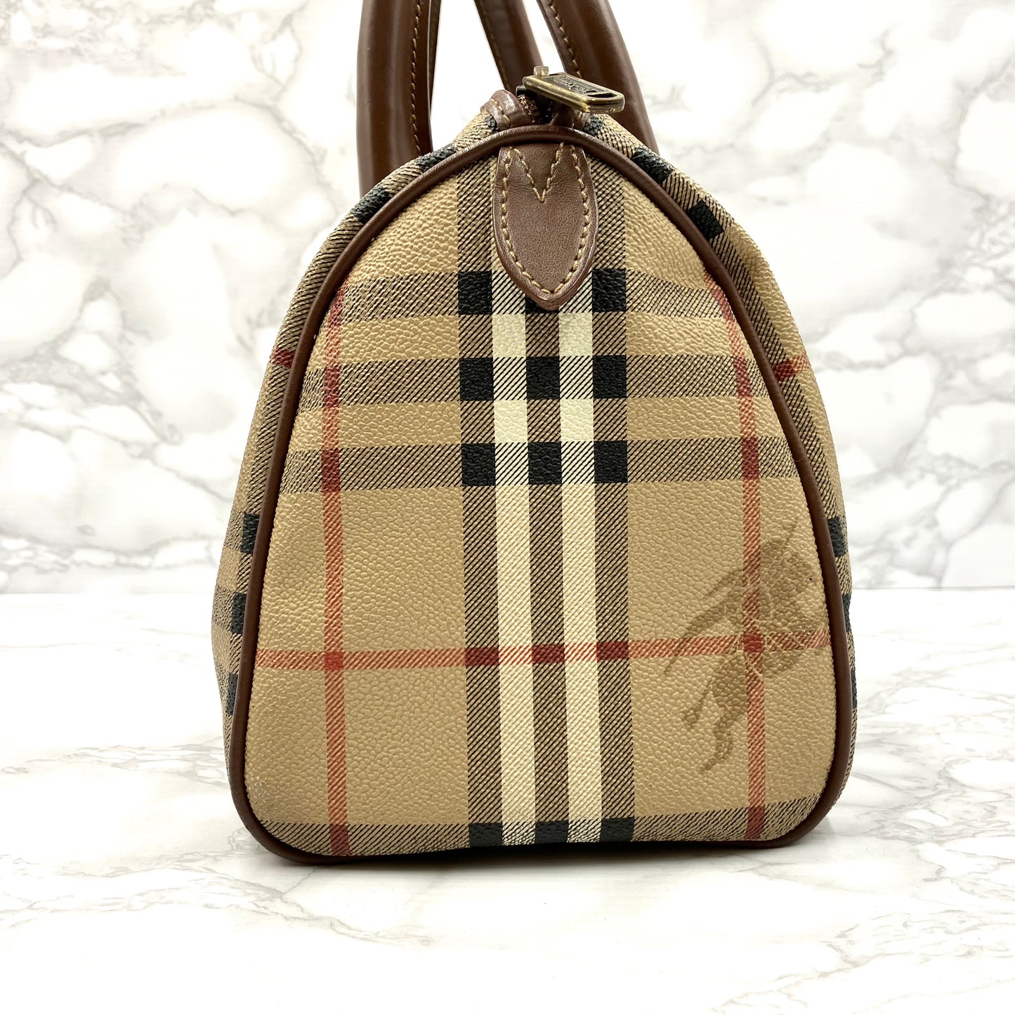 BURBERRY Mini Boston Bag Nova Check