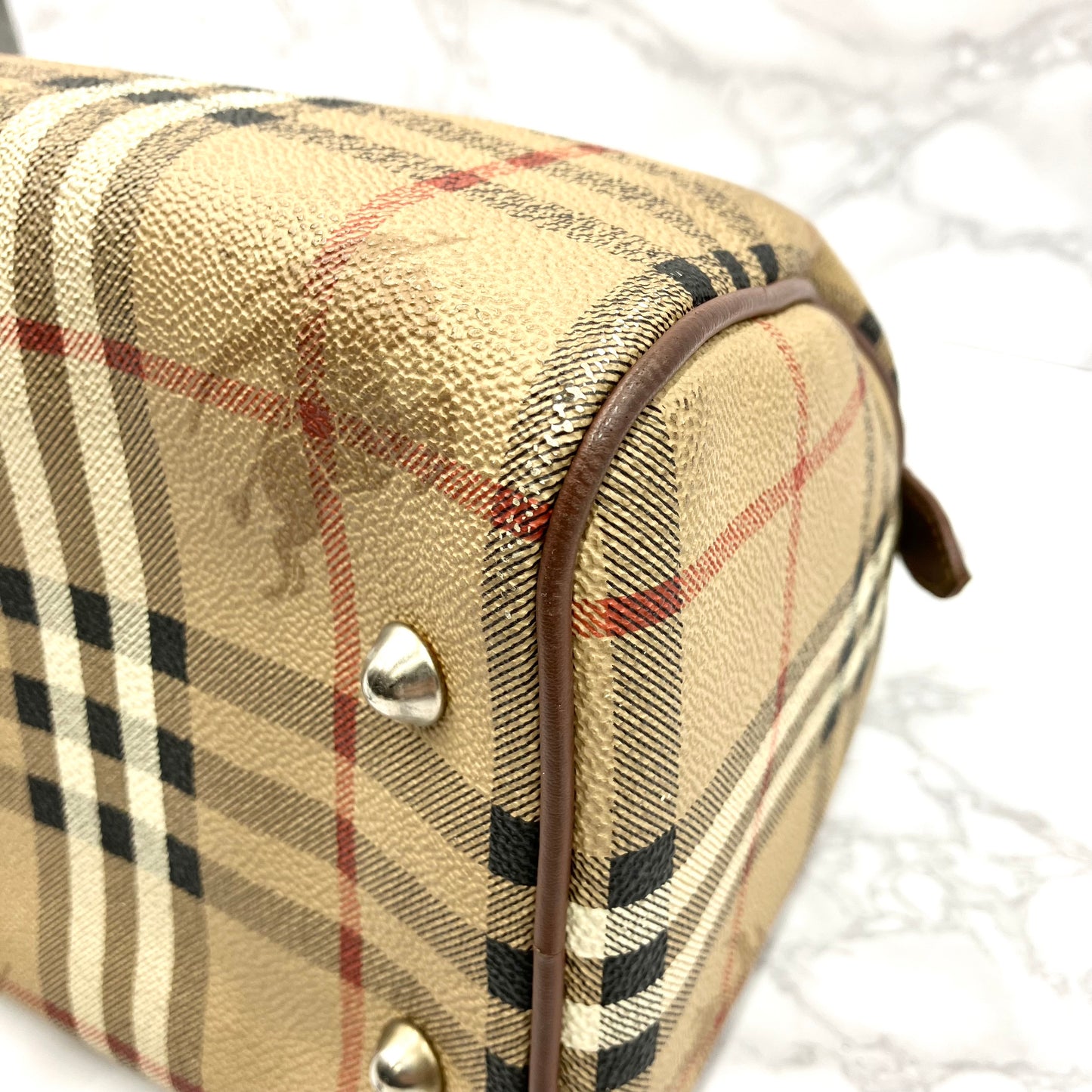 BURBERRY Mini Boston Bag Nova Check