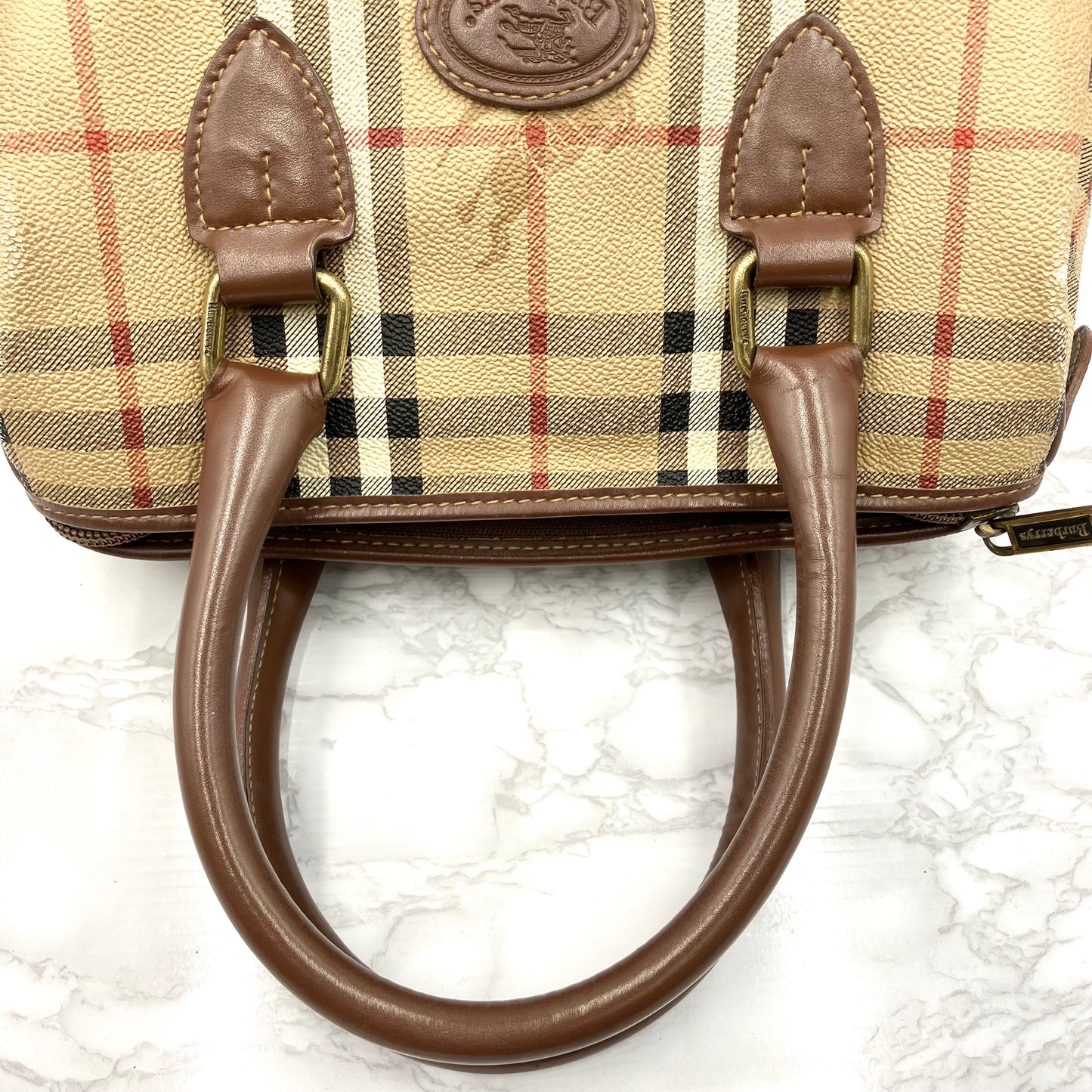 BURBERRY Mini Boston Bag Nova Check