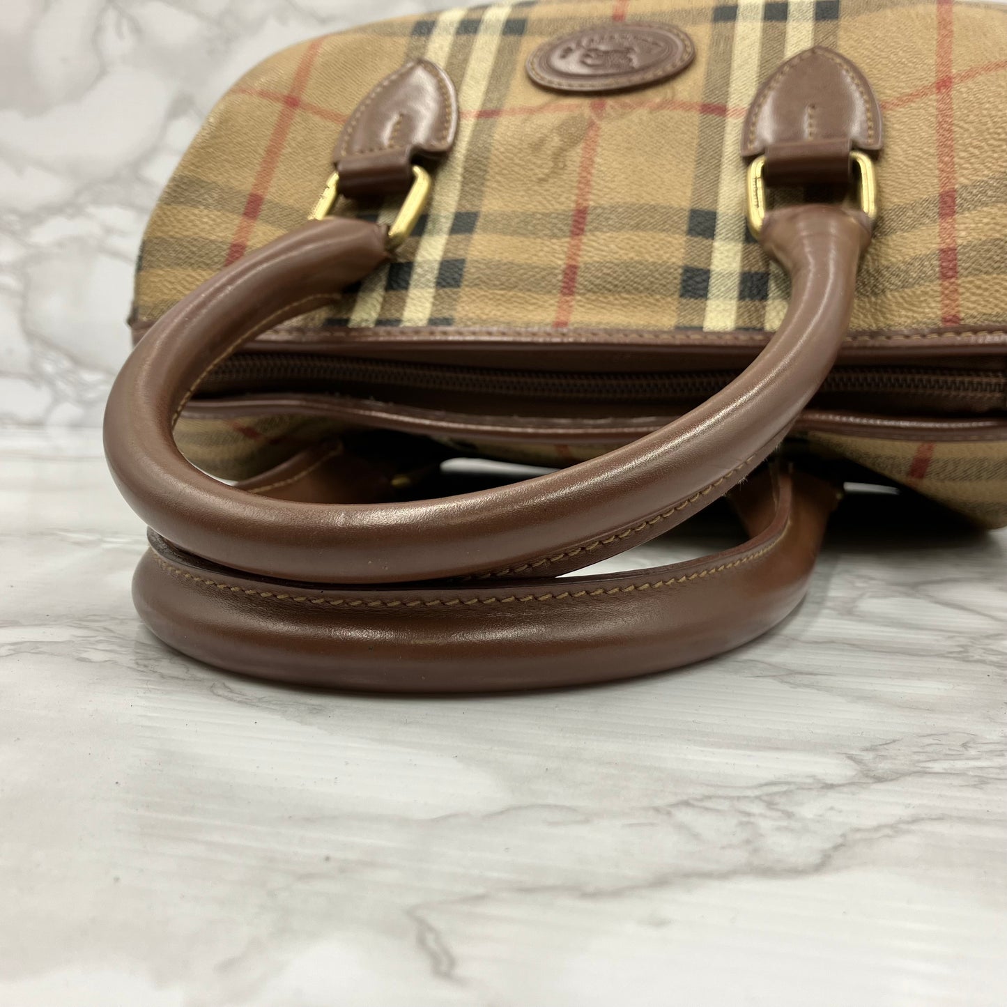 BURBERRY Mini Boston Bag Nova Check