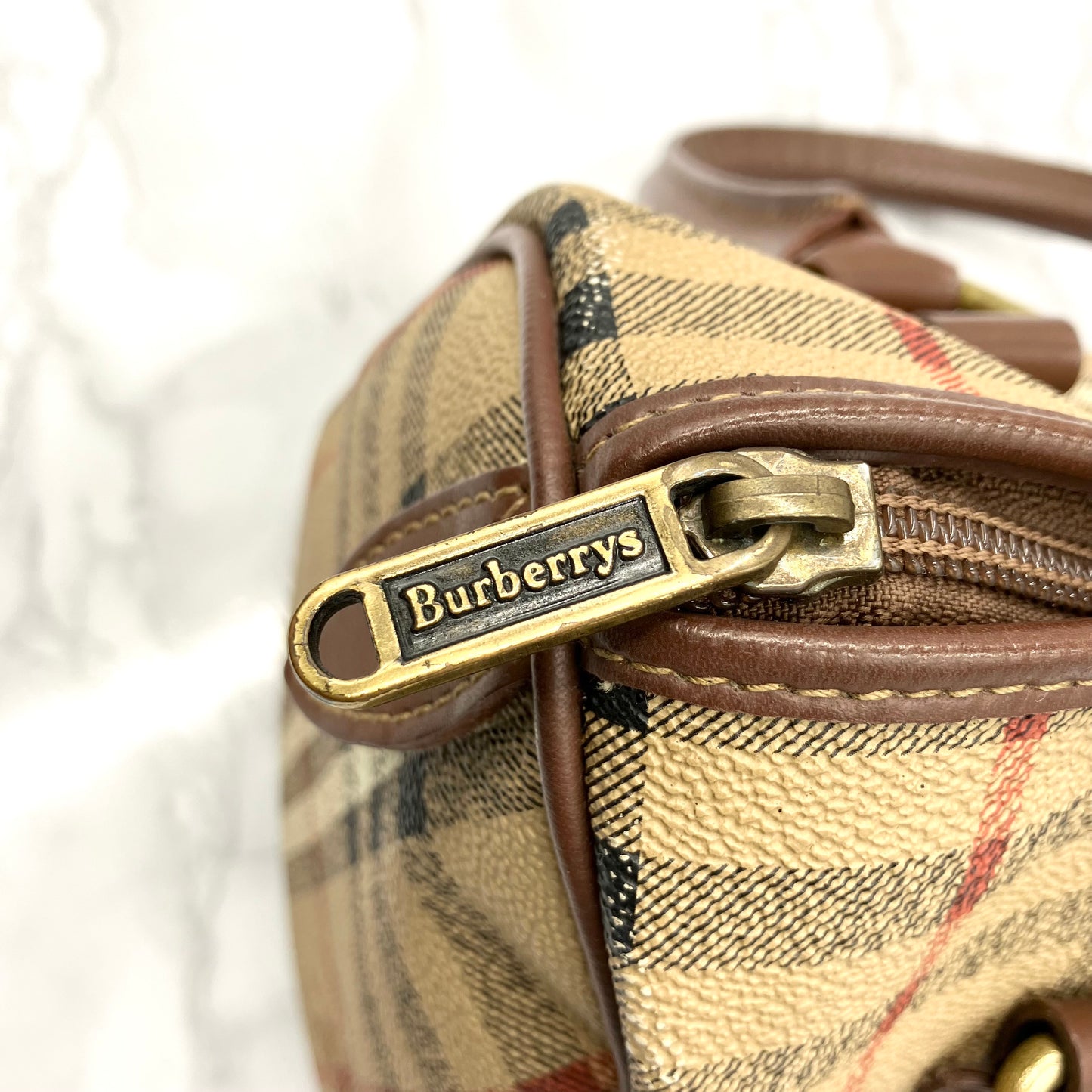 BURBERRY Mini Boston Bag Nova Check