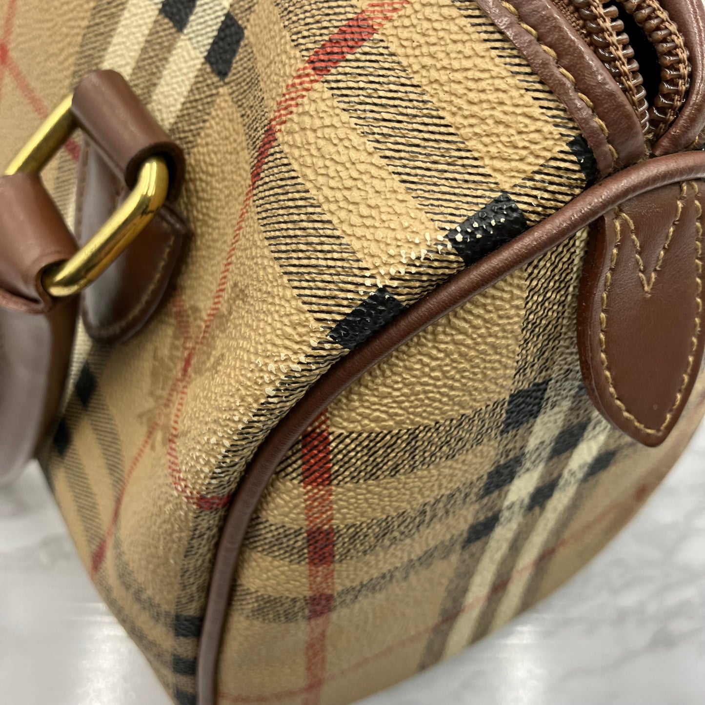 BURBERRY Mini Boston Bag Nova Check