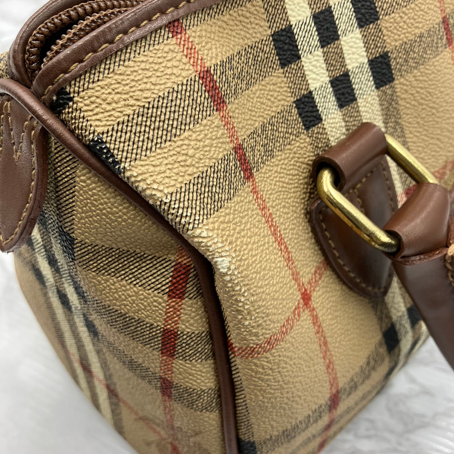 BURBERRY Mini Boston Bag Nova Check