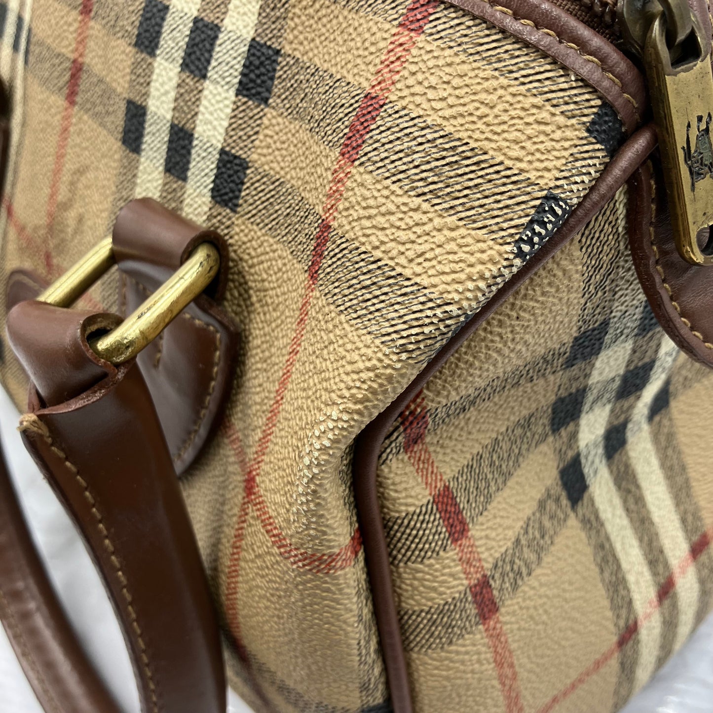 BURBERRY Mini Boston Bag Nova Check