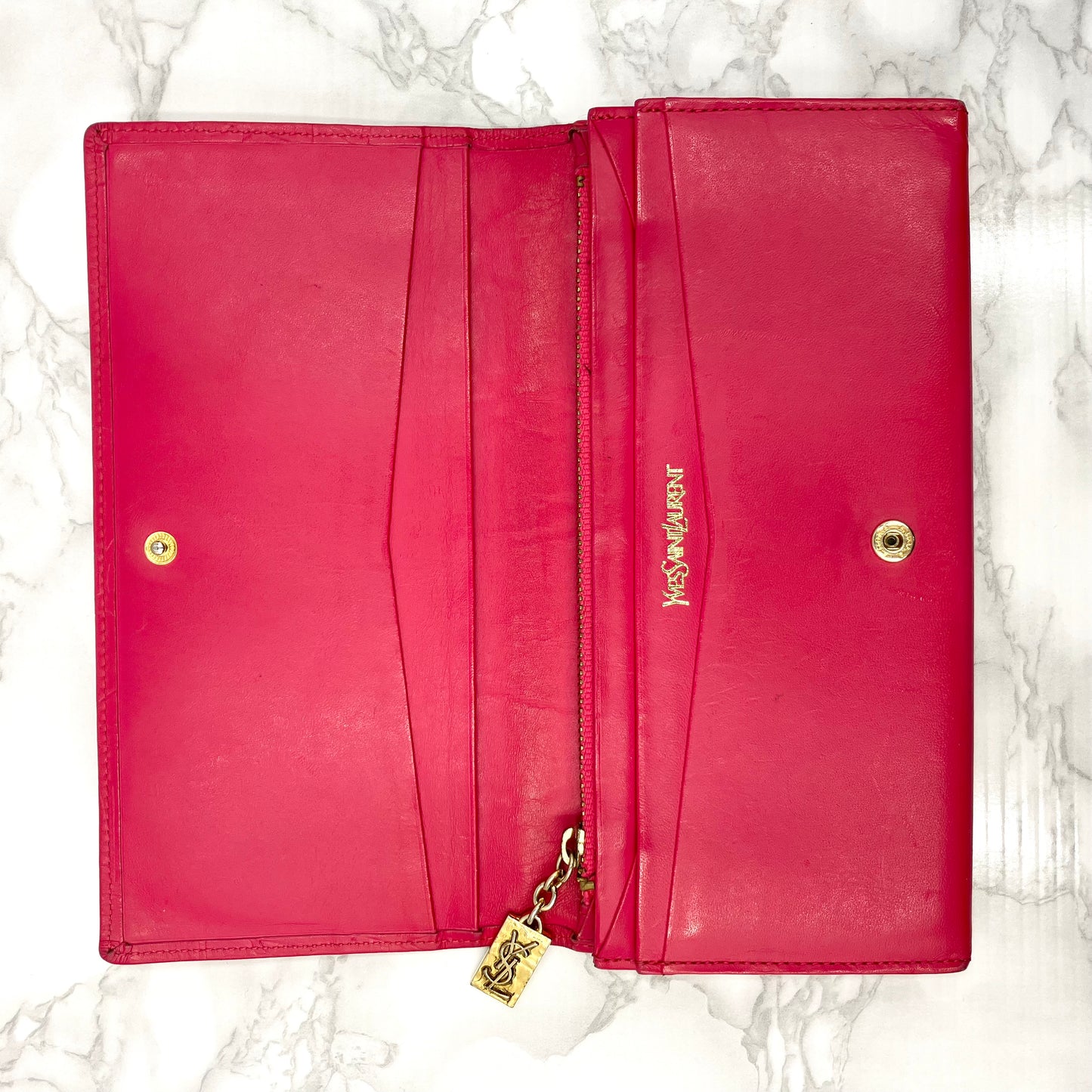 YVES SAINT LAURENT long wallet