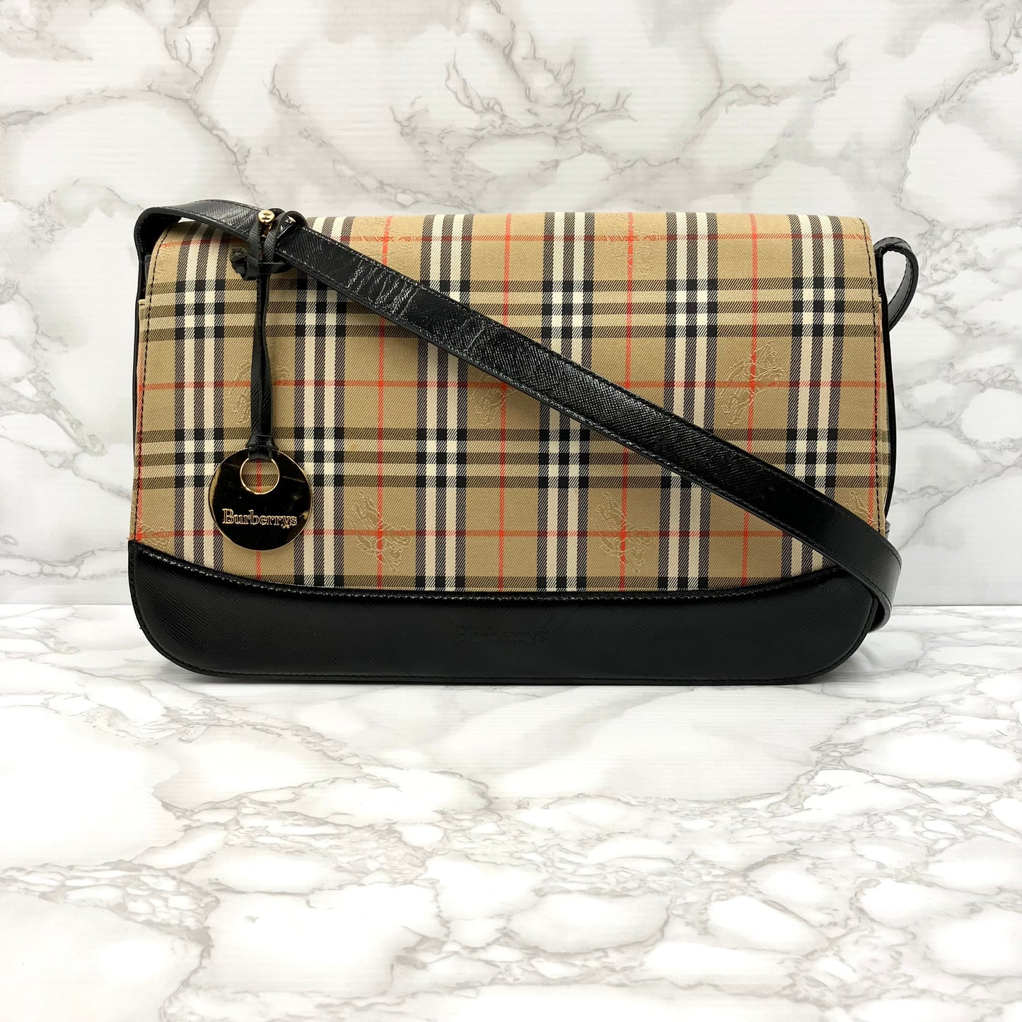 BURBERRY Nova Check Shoulder Bag