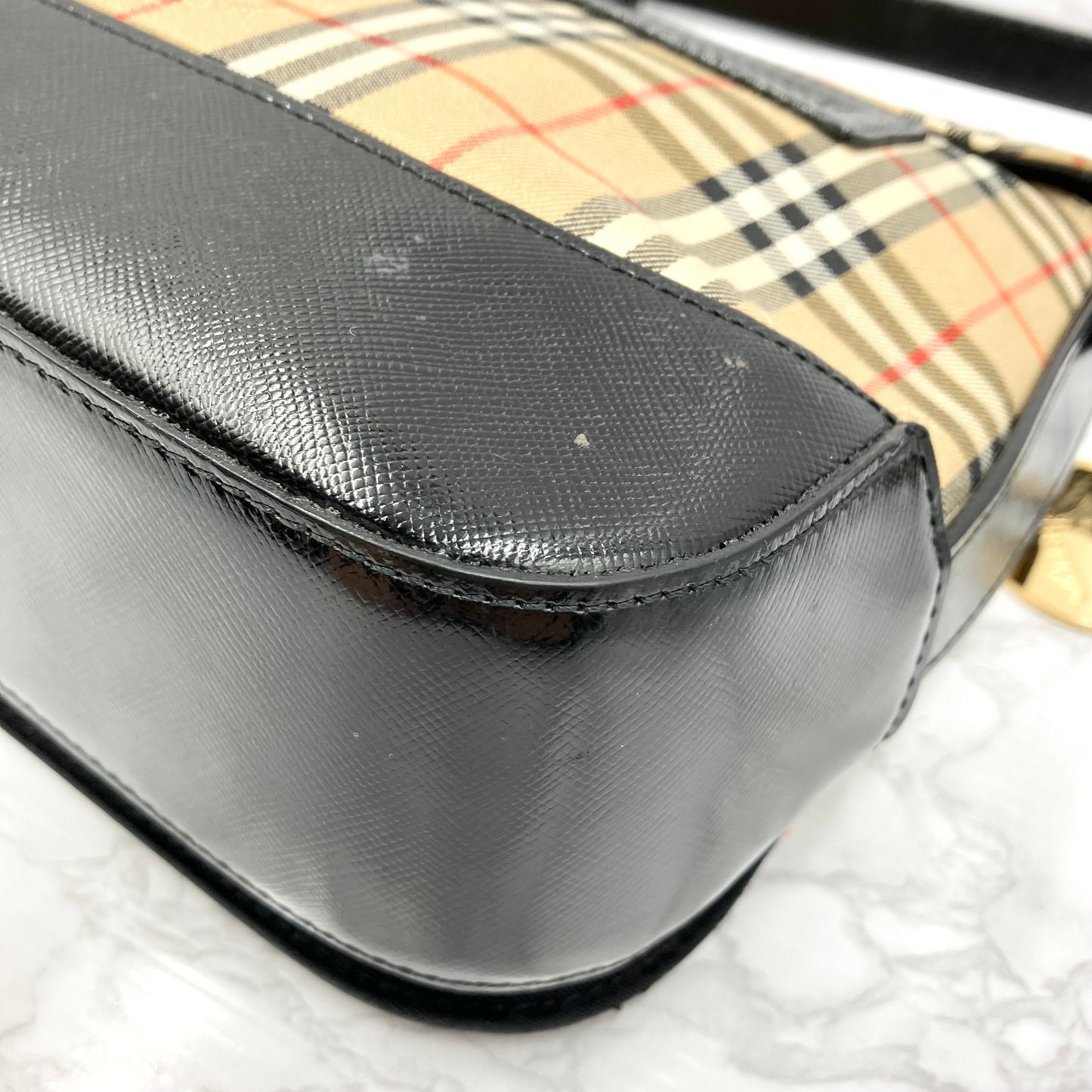 BURBERRY Nova Check Shoulder Bag