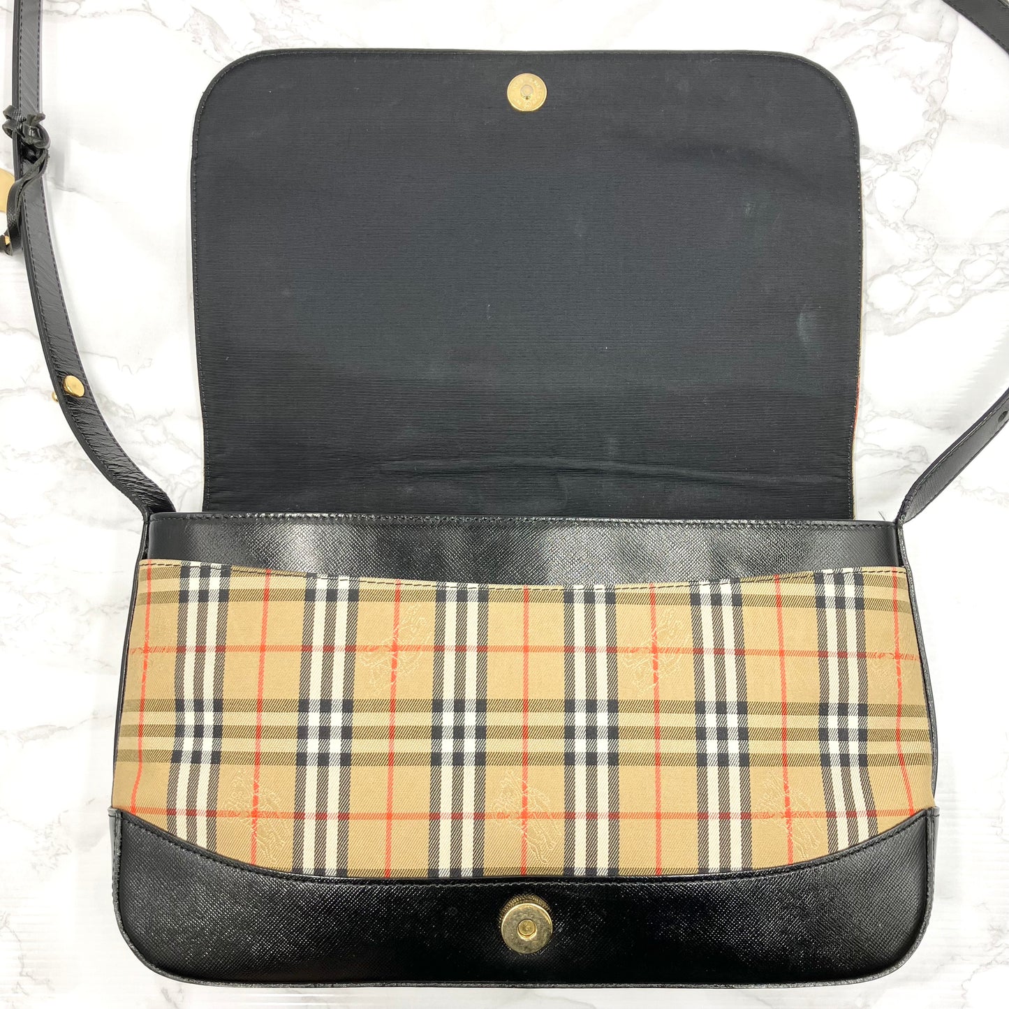 BURBERRY Nova Check Shoulder Bag