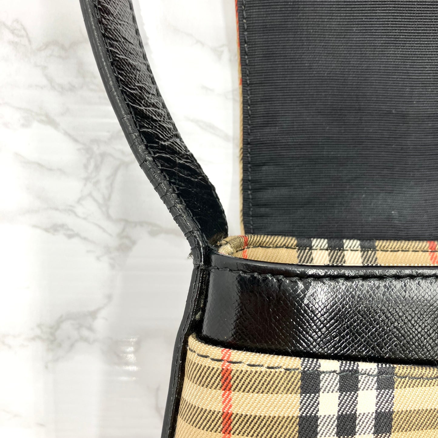 BURBERRY Nova Check Shoulder Bag