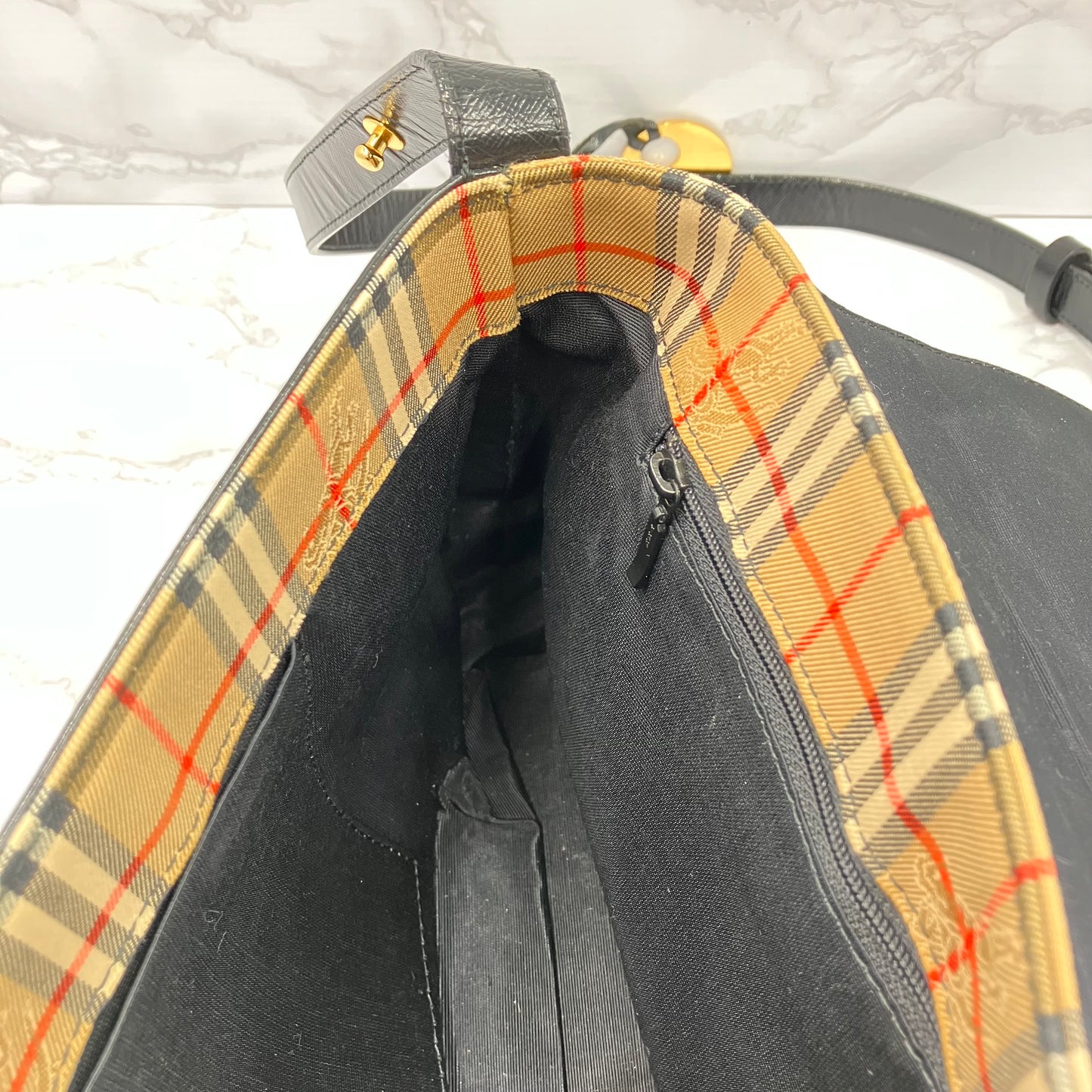 BURBERRY Nova Check Shoulder Bag