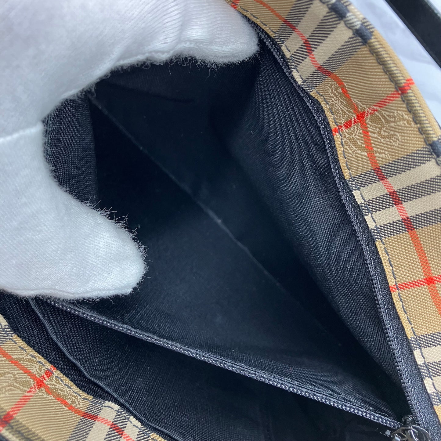 BURBERRY Nova Check Shoulder Bag