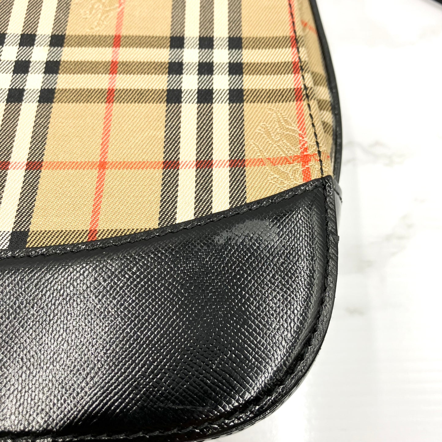 BURBERRY Nova Check Shoulder Bag