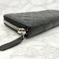 CHANEL Caviar skin long wallet