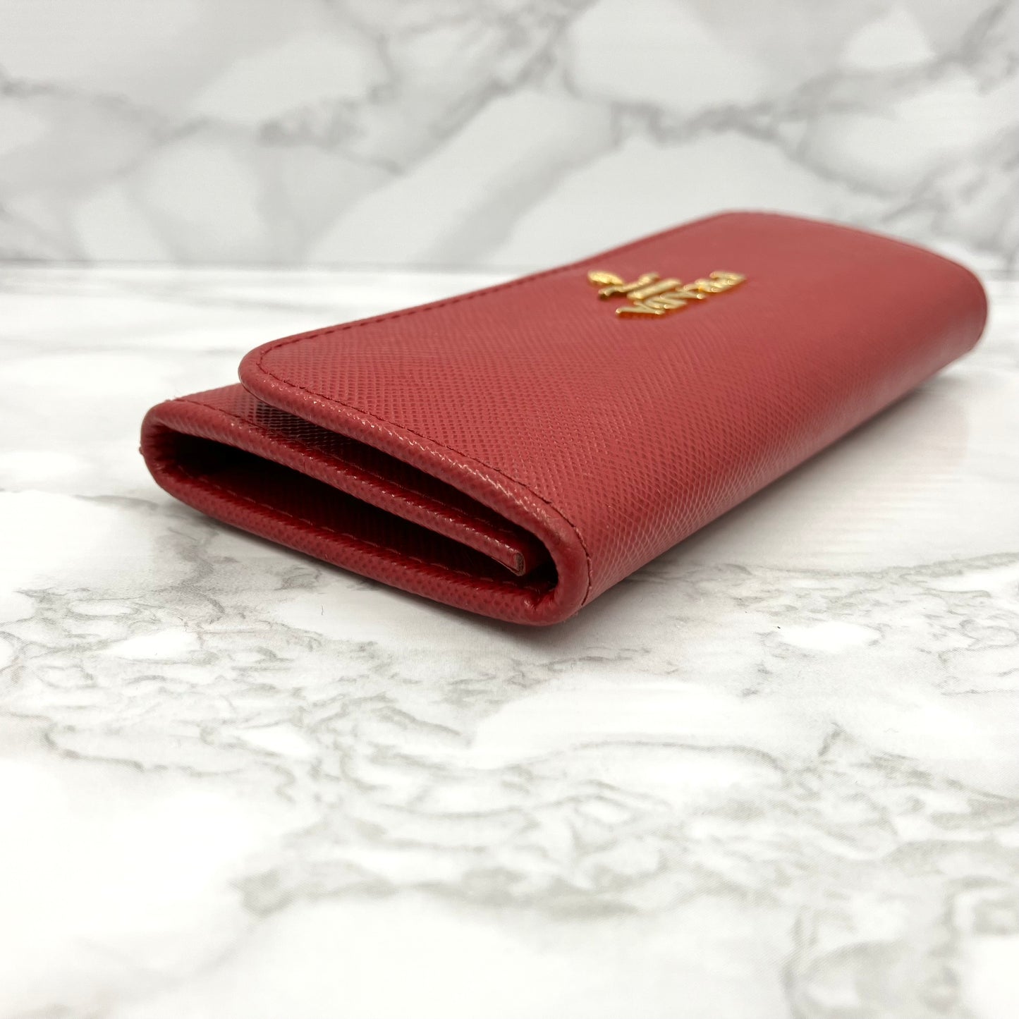 PRADA Saffiano leather key case