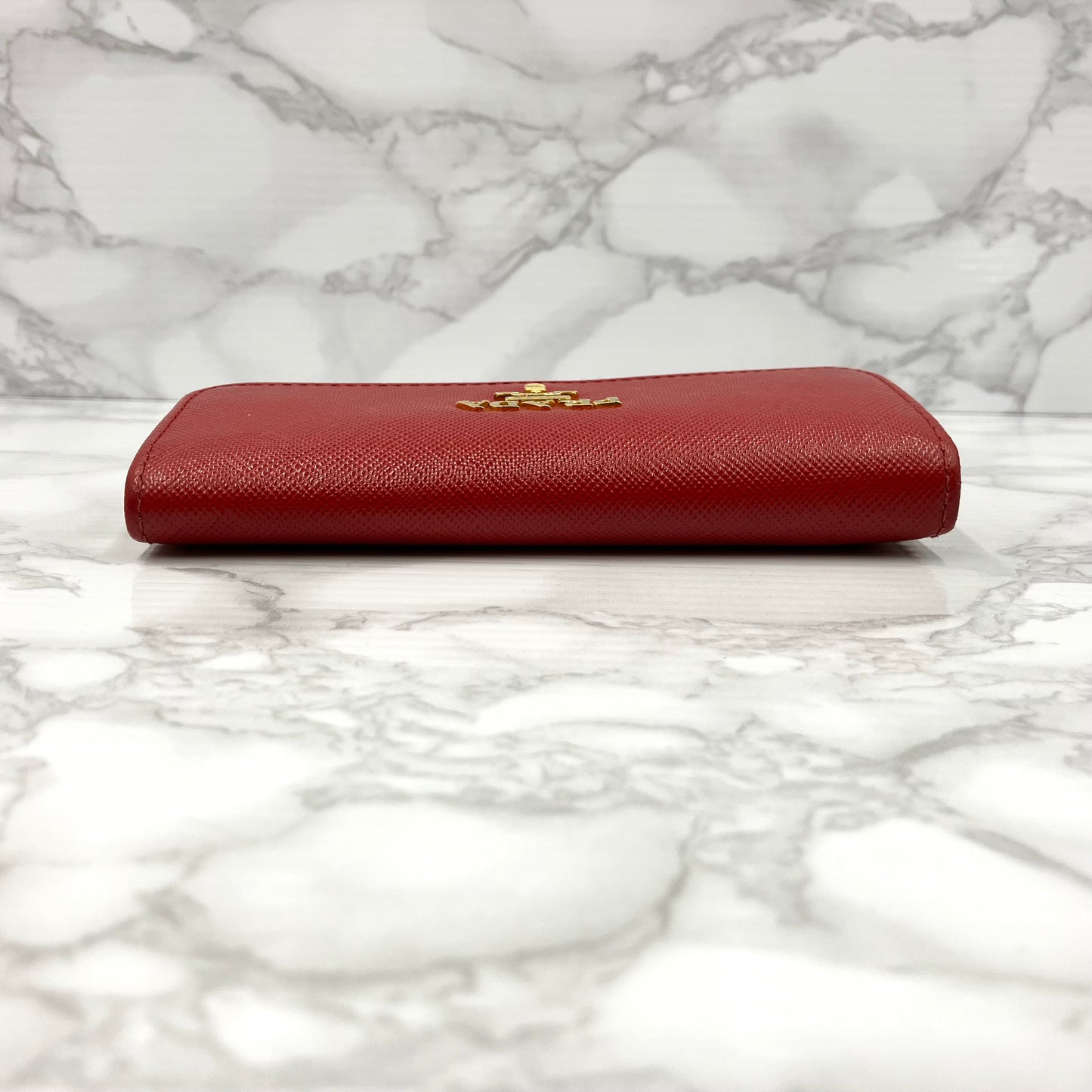 PRADA Saffiano leather key case