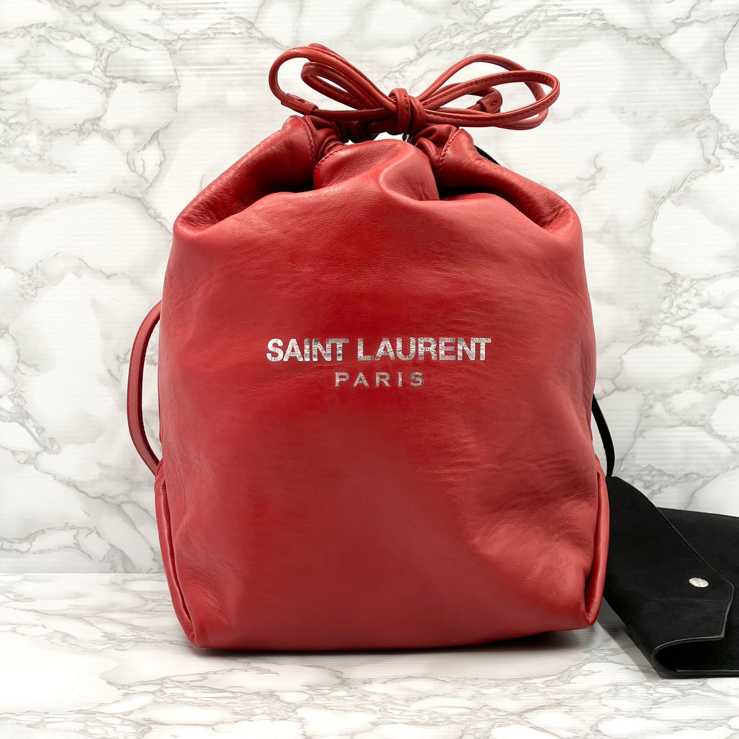 YVES SAINT LAURENT Teddy Drawstring Shoulder Bag