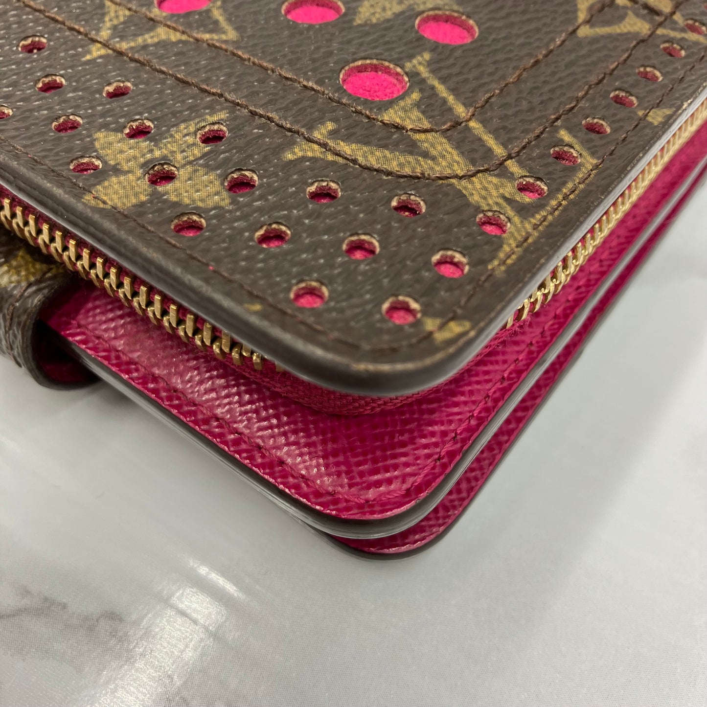 LOUIS VUITTON Monogram Perfo wallet