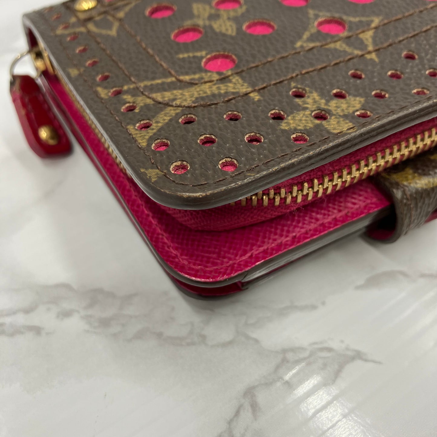 LOUIS VUITTON Monogram Perfo wallet