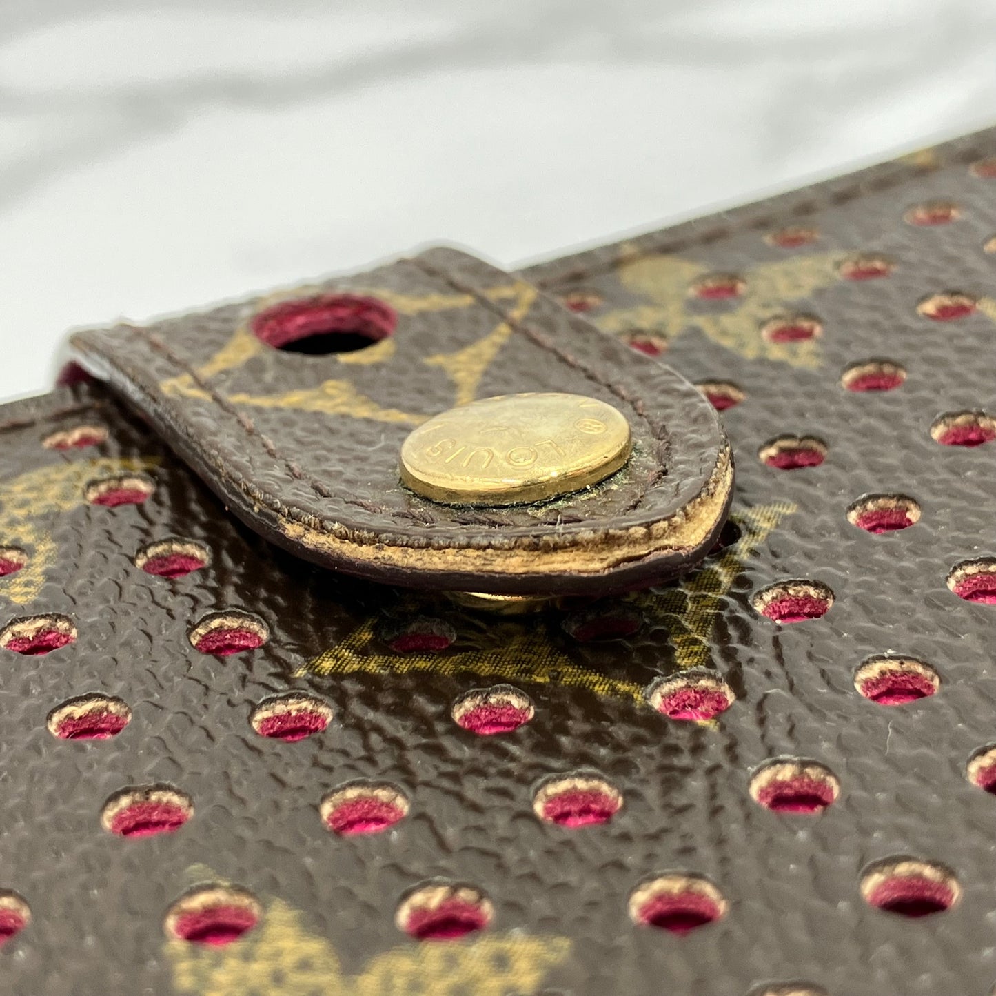 LOUIS VUITTON Monogram Perfo wallet