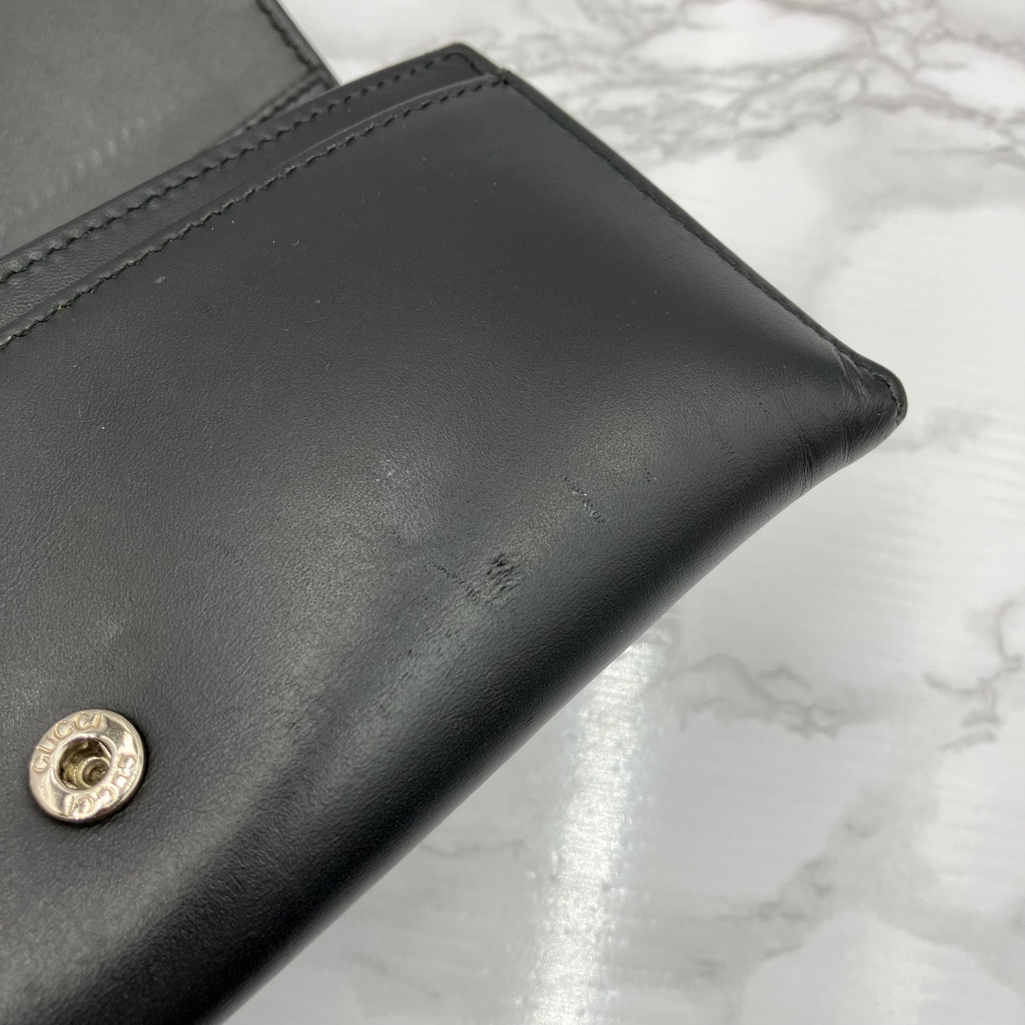 GUCCI Leather Long Wallets