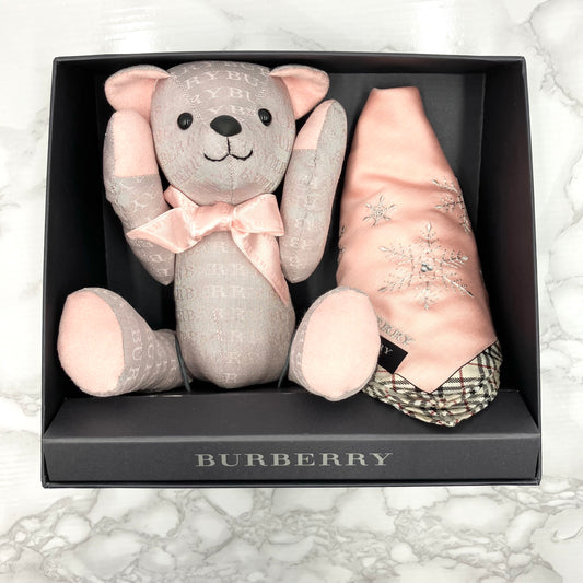 BURBERRY bear stuffed toy handkerchief