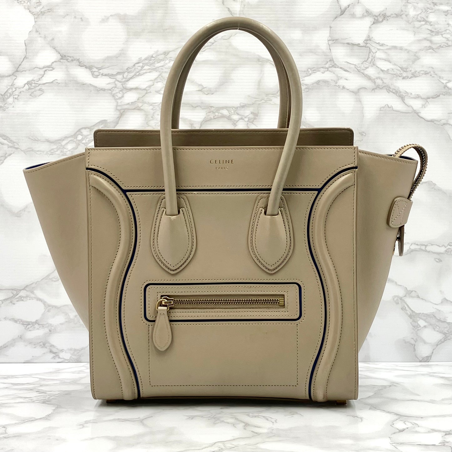 CELINE Luggage Micro Shopper