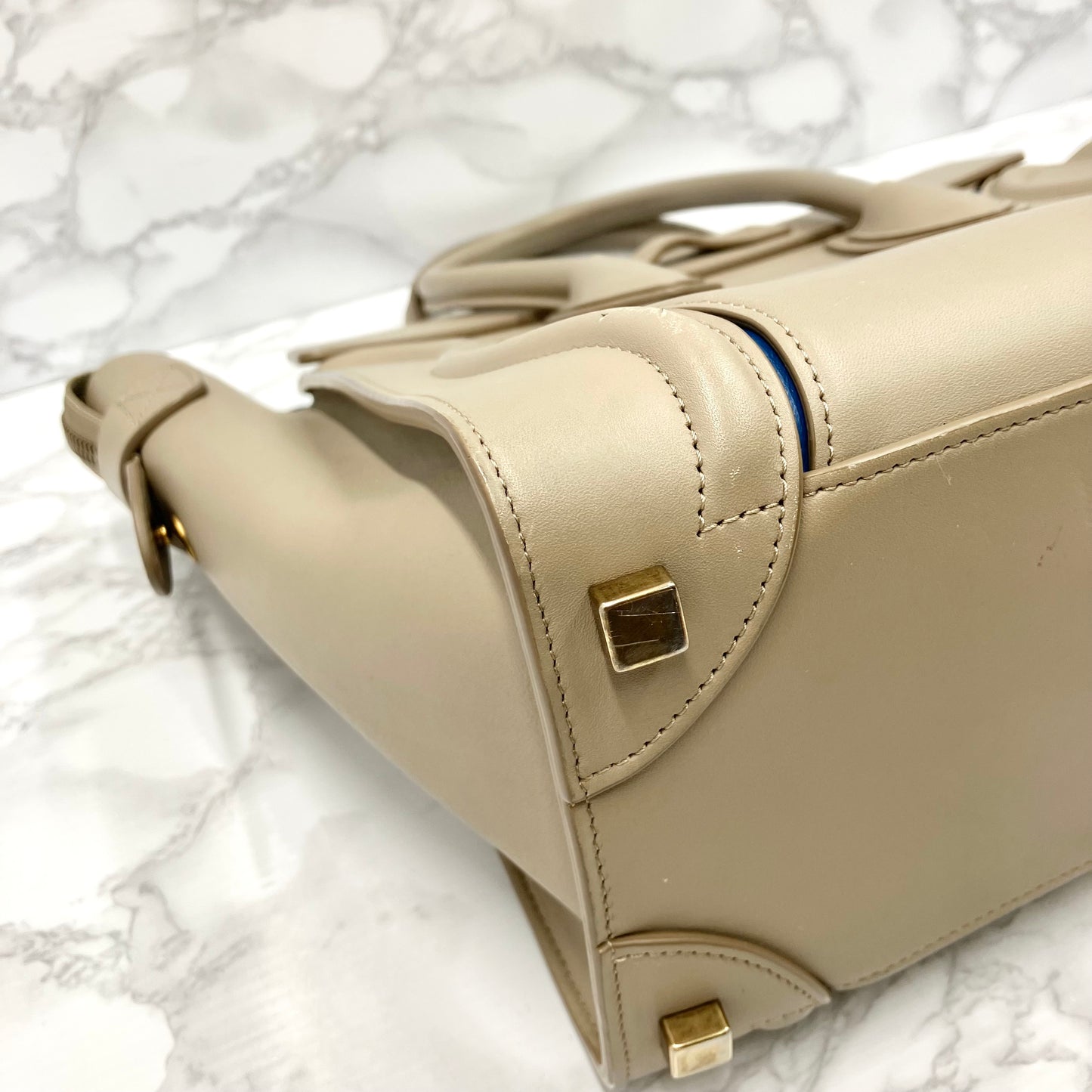 CELINE Luggage Micro Shopper