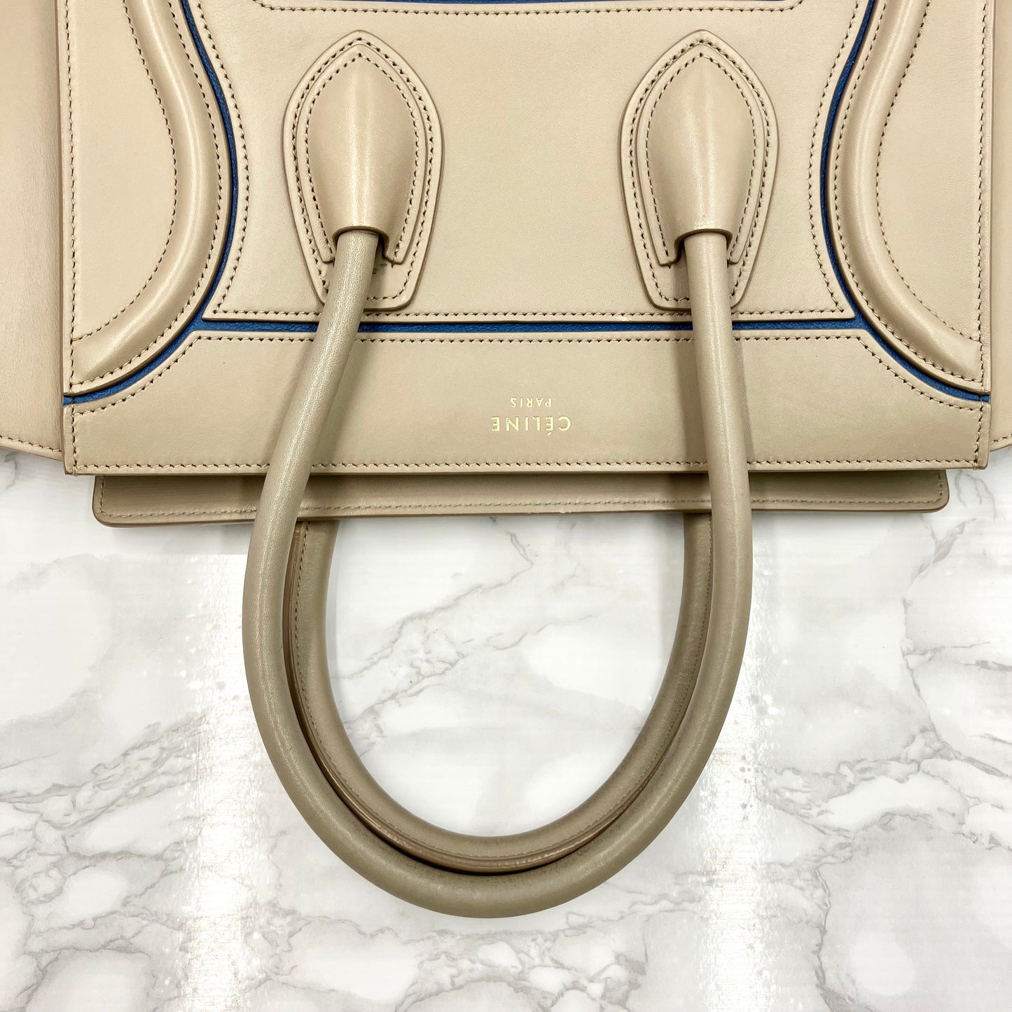 CELINE Luggage Micro Shopper