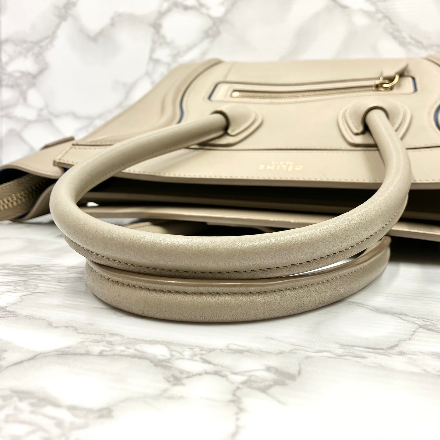 CELINE Luggage Micro Shopper