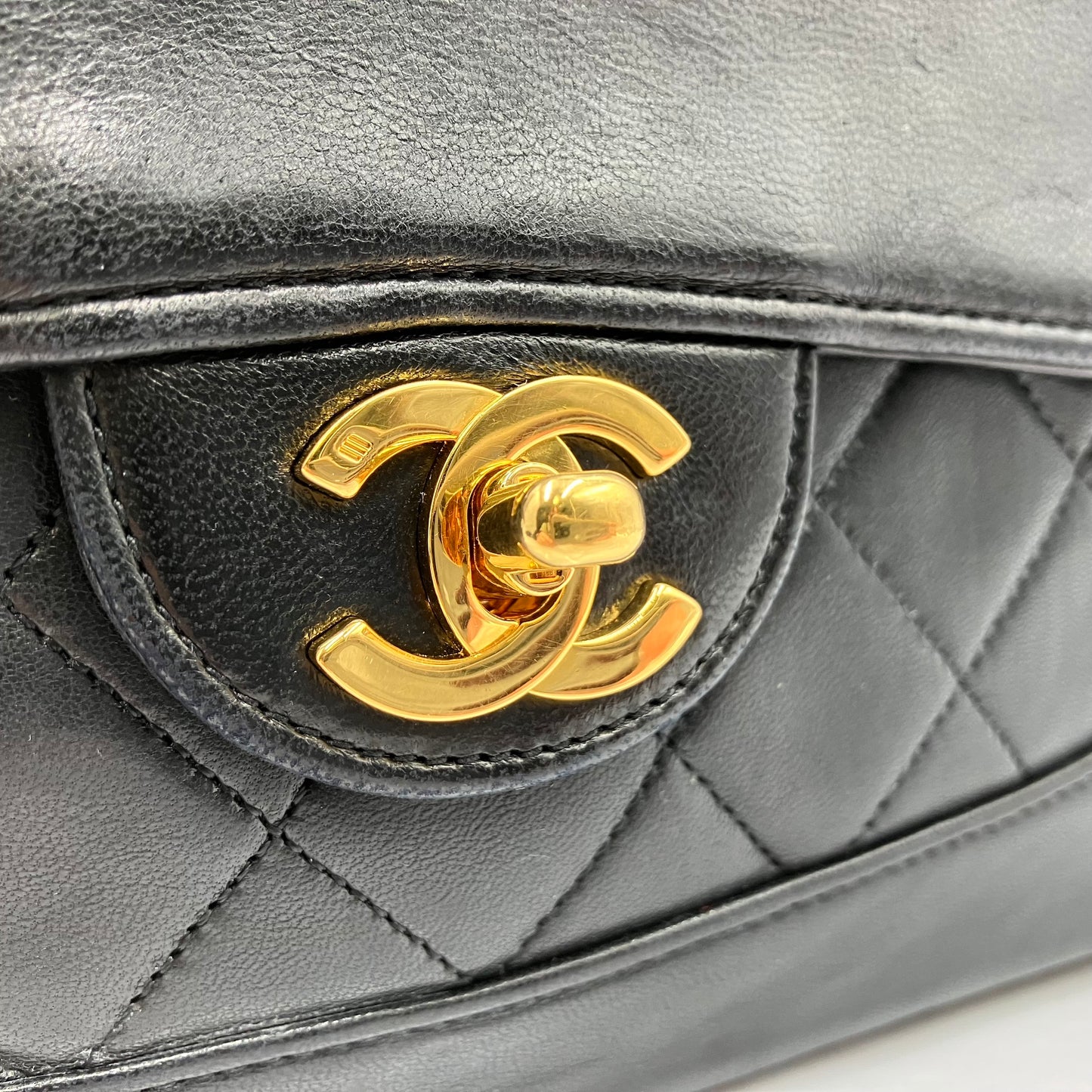 CHANEL Matrasse double chain shoulder bag